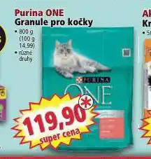 Norma Purina one granule pro kočky nabídka