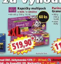 Norma Whiskas kapsičky pro kočky nabídka