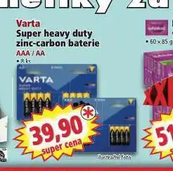 Norma Varta super heavy duty baterie nabídka