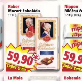 Norma Reber mozart čokoláda nabídka
