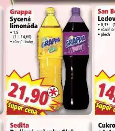 Norma Grappa sycená limonáda nabídka