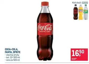 Makro COCA-COLA, FANTA, SPRITE nabídka