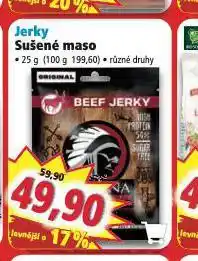 Norma Jereky sušené maso nabídka