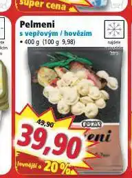 Norma Pelmeni s vepřovým / hovězím nabídka