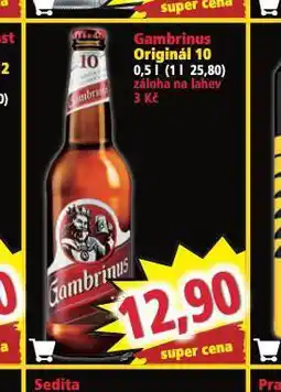 Norma Pivo gambrinus originál 10 nabídka