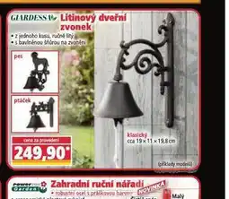 Norma Litinový dveřní zvonek nabídka