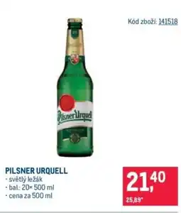 Makro Pilsner Urquell nabídka