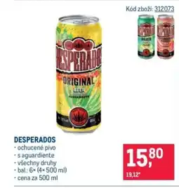 Makro Desperados nabídka