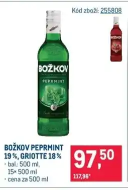 Makro BOŽKOV Peprmint 19%, Griotte 18% nabídka