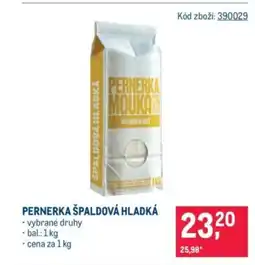 Makro Pernerka špaldová Hladká nabídka