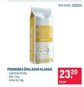Makro Pernerka špaldová Hladká nabídka
