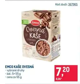 Makro EMCO Kaše ovesná nabídka