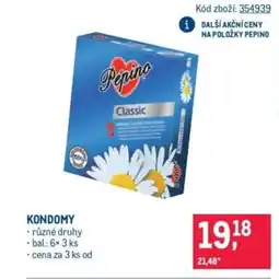 Makro Pepino Kondomy nabídka