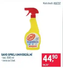 Makro SAVO Sprej univerzální nabídka