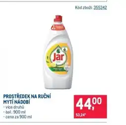 Makro JAR Prostředek na ruční mytí nádobí nabídka