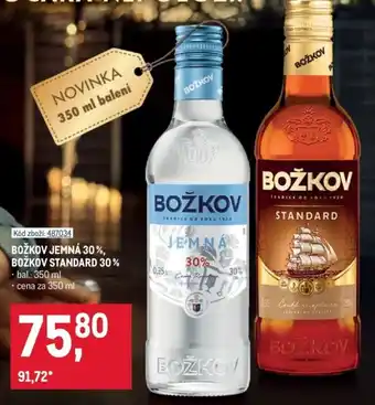 Makro BOŽKOV Jemná 30%, BOŽKOV Standard 30% nabídka