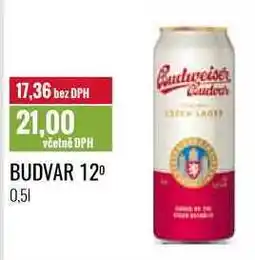 Ratio BUDVAR 12° 0,5l nabídka