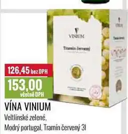 Ratio VÍNA VINIUM 3l nabídka