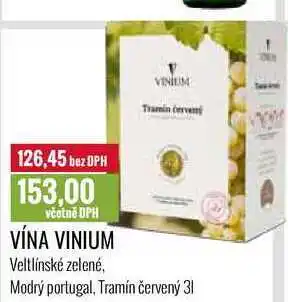 Ratio VÍNA VINIUM 3l nabídka