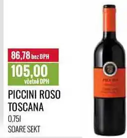 Ratio PICCINI ROSO TOSCANA 0,75l nabídka