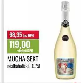 Ratio MUCHA SEKT nealkoholické, 0,75l nabídka