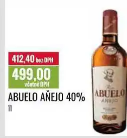 Ratio ABUELO AÑEJO 40% 1l nabídka