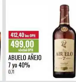 Ratio ABUELO AÑEJO 7 yo 40% 0,7l nabídka