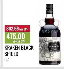 Ratio KRAKEN BLACK SPICED 0,7l nabídka