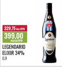 Ratio LEGENDARIO ELIXIR 34% 0,7l nabídka