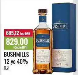 Ratio BUSHMILLS 12 yo 40% 0,7l nabídka