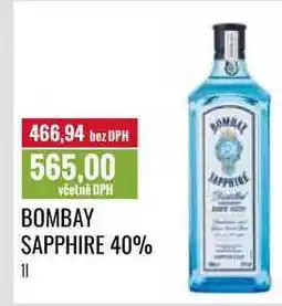 Ratio BOMBAY SAPPHIRE 40% 1l nabídka