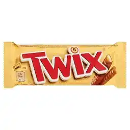 Ratio Twix Tyčinky se sušenkou a karamelem máčené v mléčné čokoládě 2 x 25g nabídka