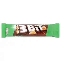 Ratio 3Bit Sušenka s mléčnou čokoládou a náplní s lískovými oříšky 46g nabídka