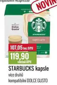 Ratio STARBUCKS kapsle nabídka