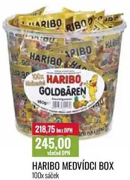 Ratio HARIBO MEDVÍDCI BOX 100x sáček nabídka