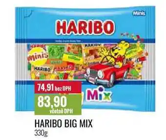 Ratio HARIBO BIG MIX 330g nabídka