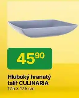 Hruška Hluboký hranatý talíř CULINARIA 17.5 x 17.5 cm nabídka