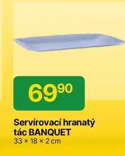 Hruška Servírovací hranatý tác BANQUET 33 x 18 x 2 cm nabídka