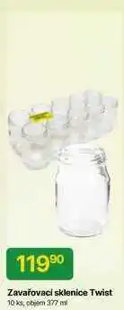 Hruška Zavařovací sklenice Twist 10 ks, objem 377 ml nabídka