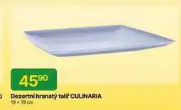 Hruška Dezertní hranatý talíř CULINARIA 19x19 cm nabídka