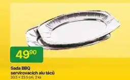 Hruška Sada BBQ servirovacích alu tácu 33.5 x 23.5 cm, 2 ks nabídka