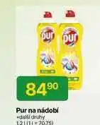 Hruška Pur Prostředek na nádobí, vybrné druhy 1,2l nabídka