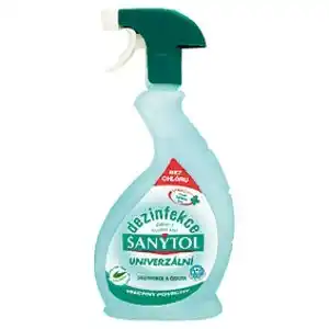 Hruška Sanytol univerzální dezinfekční čistič ve spreji, vybrané druhy 500ml nabídka