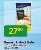 Hruška Nowaco Listové těsto 420 g nabídka