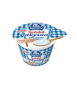 Hruška Kunín Selská zakysaná smetana 15% 190g nabídka