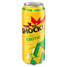 Hruška Big Shock! 0,5l, různé druhy (plechovka) 0.5l nabídka