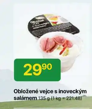 Hruška Obložené vejce s inoveckým salámem 135 g nabídka