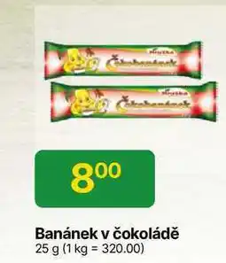Hruška Hruška Banánek v čokoládě 25 g nabídka