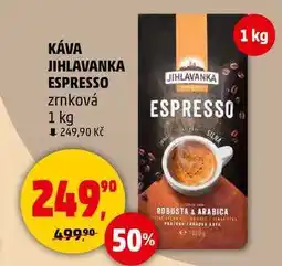 Penny Market KÁVA JIHLAVANKA ESPRESSO zrnková, 1 kg nabídka
