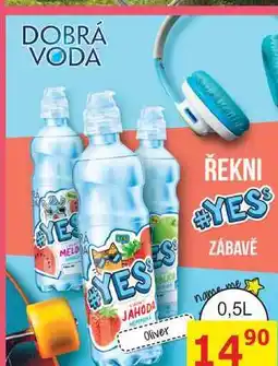 BENE Nápoje DOBRÁ VODA YESS 0,5L nabídka